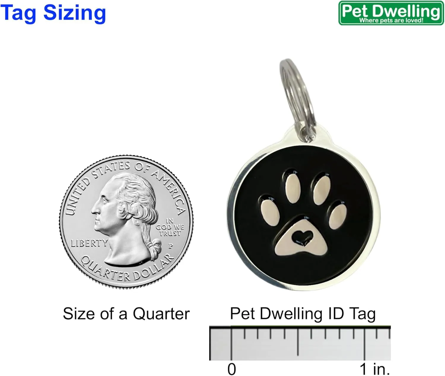 Symbols QR Code Pet ID Tag for Dogs & Cats - Easy Scanning, Instant Online Profile Access, Real-Time Scan Location Alerts(Nature-Moon)