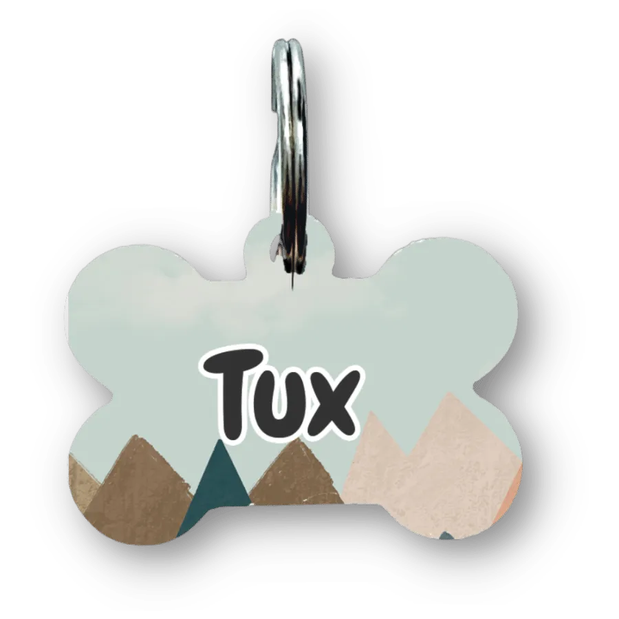 The Climb Bone Dog Tag