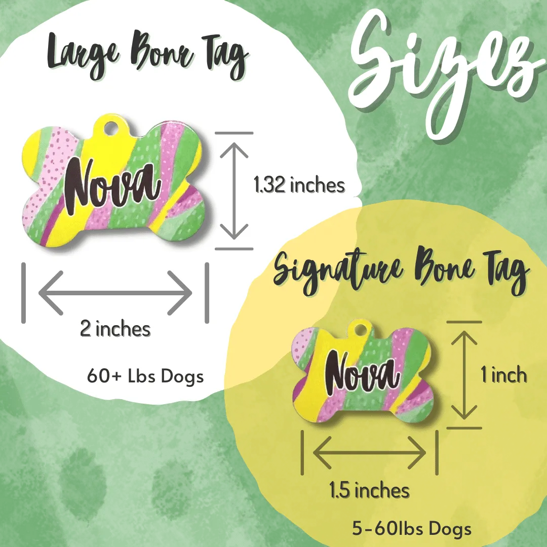 The Climb Bone Dog Tag