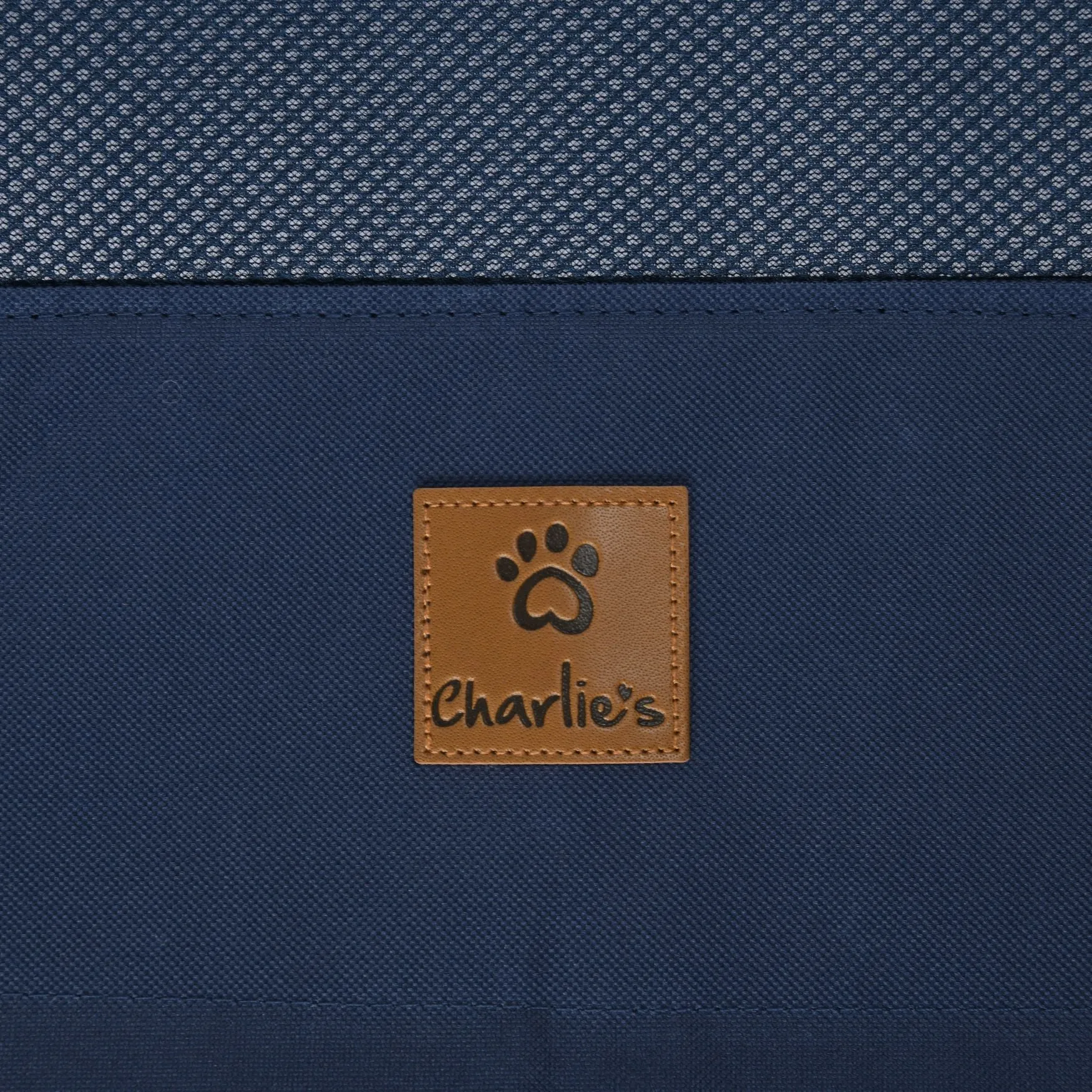 Trampoline Bolster Sofa Pet Bed Blue
