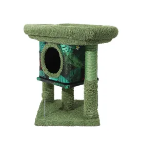 Tropical Cat Condo Scratcher