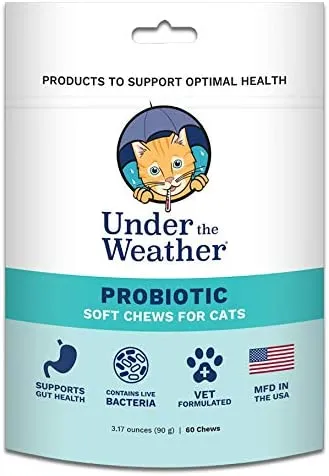 Under the Weather Probiotic Chewy Cat Supplements - 60 Count