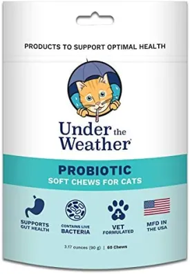 Under the Weather Probiotic Chewy Cat Supplements - 60 Count