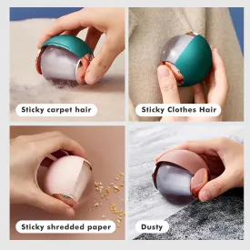 Washable Reusable Gel Lint Roller Ball for Pet Hair, Portable Dog Cat Pet Hair Remover for Clothes, Sticky Cleaner, Dust Fuzz Fur for Travel Household (Purple) Washable Reusable Gel Lint Roller Ball for Pet Hair, Portable Dog Cat Pet Hair Remover for Clothes, Sticky Cleaner, Dust Fuzz Fur for Travel Household (Purple)